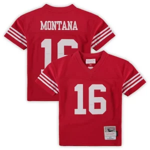 Delightful Joe Montana San Francisco 49ers Preschool 1990 Retired Player Legacy Jersey - Scarlet