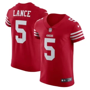 Superb Trey Lance San Francisco 49ers Nike Vapor Elite Jersey - Scarlet