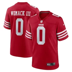 Exceptional Samuel Womack III San Francisco 49ers Nike Game Jersey - Scarlet