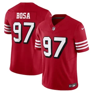 Outstanding Nick Bosa San Francisco 49ers Nike Vapor F.U.S.E. Limited Jersey - Scarlet