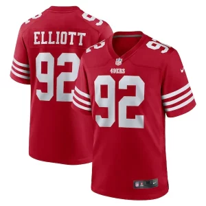 Fantastic Jordan Elliott San Francisco 49ers Nike Team Game Jersey - Scarlet
