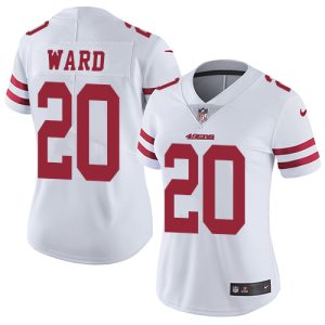 Amazing 49ers #20 Jimmie Ward White Women's Stitched NFL Vapor Untouchable Limited Jersey