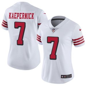 High - quality 49ers #7 Colin Kaepernick White Rush Women's Stitched NFL Vapor Untouchable Limited Jersey
