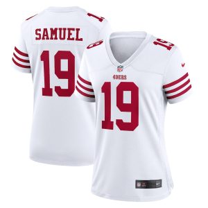Impressive San Francisco 49ers #19 Deebo Samuel Scarlet Women's 2022-23 NFL Game Jersey