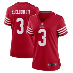 Exceptional San Francisco 49ers #3 Ray-Ray Mccloud Scarlet Women's 2022-23 NFL Game Jersey