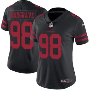 Delightful 49ers #98 Javon Hargrave Black Alternate Women's Stitched NFL Vapor Untouchable Limited Jersey