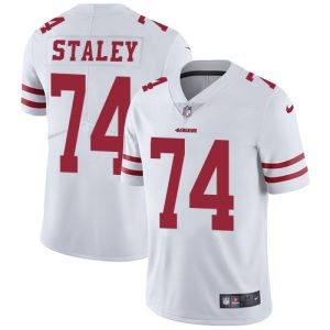 Premium 49ers #74 Joe Staley White Youth Stitched NFL Vapor Untouchable Limited Jersey