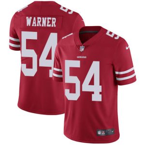 Impressive 49ers #54 Fred Warner Red Team Color Youth Stitched NFL Vapor Untouchable Limited Jersey
