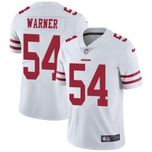 Delightful 49ers #54 Fred Warner White Youth Stitched NFL Vapor Untouchable Limited Jersey