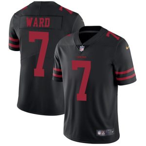 Amazing 49ers #7 Charvarius Ward Black Alternate Youth Stitched NFL Vapor Untouchable Limited Jersey