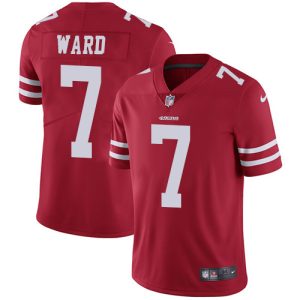 Premium 49ers #7 Charvarius Ward Red Team Color Youth Stitched NFL Vapor Untouchable Limited Jersey