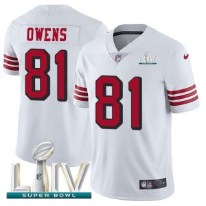 Impressive 49ers #81 Jordan Matthews White Super Bowl LIV 2020 Rush Youth Stitched NFL Vapor Untouchable Limited Jersey