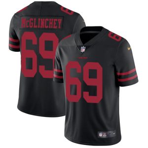 Outstanding 49ers #69 Mike McGlinchey Black Alternate Youth Stitched NFL Vapor Untouchable Limited Jersey