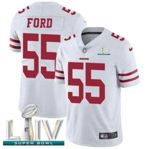 Amazing 49ers #55 Dee Ford White Super Bowl LIV 2020 Youth Stitched NFL Vapor Untouchable Limited Jersey