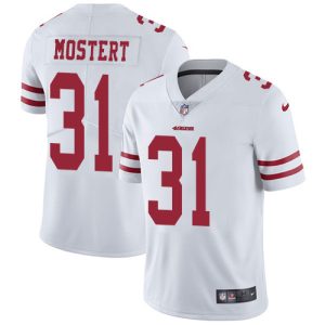 Superb 49ers #31 Raheem Mostert White Youth Stitched NFL Vapor Untouchable Limited Jersey
