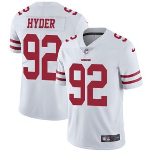 High - quality 49ers #92 Kerry Hyder White Youth Stitched NFL Vapor Untouchable Limited Jersey