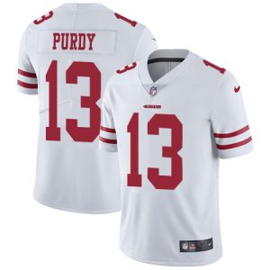 Exceptional 49ers #13 Brock Purdy White Youth Stitched NFL Vapor Untouchable Limited Jersey