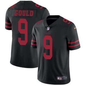 Fantastic 49ers #9 Robbie Gould Black Alternate Men's Stitched NFL Vapor Untouchable Limited Jersey
