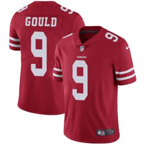 Superb 49ers #9 Robbie Gould Red Team Color Men's Stitched NFL Vapor Untouchable Limited Jersey