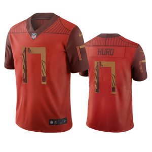 Exceptional San Francisco 49ers #17 Jalen Hurd Orange Vapor Limited City Edition NFL Jersey