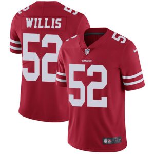 Premium 49ers #52 Patrick Willis Red Team Color Men's Stitched NFL Vapor Untouchable Limited Jersey