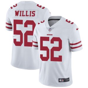 Premium 49ers #52 Patrick Willis White Men's Stitched NFL Vapor Untouchable Limited Jersey