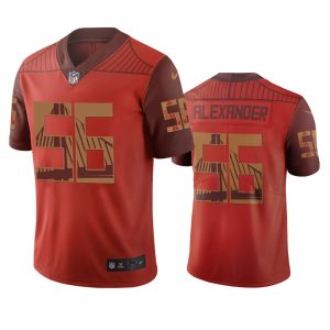 Outstanding San Francisco 49ers #56 Kwon Alexander Orange Vapor Limited City Edition NFL Jersey