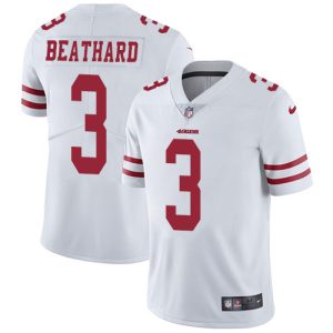 High - quality 49ers #3 C.J. Beathard White Men's Stitched NFL Vapor Untouchable Limited Jersey