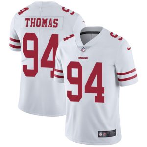 Outstanding 49ers #94 Solomon Thomas White Men's Stitched NFL Vapor Untouchable Limited Jersey