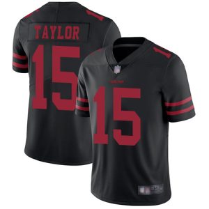 Fantastic 49ers #15 Trent Taylor Black Alternate Men's Stitched NFL Vapor Untouchable Limited Jersey