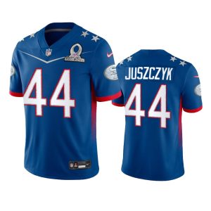 Delightful 49ers #44 Kyle Juszczyk Men's NFL 2022 NFC Pro Bowl Game Jersey Royal