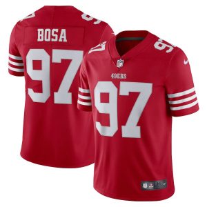 Fantastic San Francisco 49ers #97 Nick Bosa Scarlet Men's 2022-23 Limited Stitched NFL Vapor Untouchable Jersey