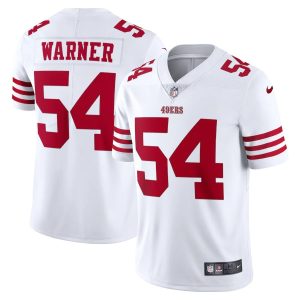 Finest San Francisco 49ers #54 Fred Warner White Men's 2022-23 Limited Stitched NFL Vapor Untouchable Jersey