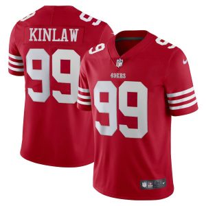 Exceptional San Francisco 49ers #99 Javon Kinlaw Scarlet Men's 2022-23 Limited Stitched NFL Vapor Untouchable Jersey