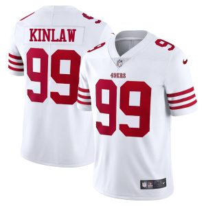 High - quality San Francisco 49ers #99 Javon Kinlaw White Men's 2022-23 Limited Stitched NFL Vapor Untouchable Jersey