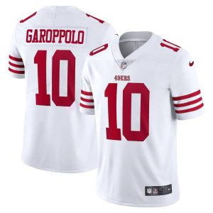 High - quality San Francisco 49ers #10 Jimmy Garoppolo White Men's 2022-23 Limited Stitched NFL Vapor Untouchable Jersey