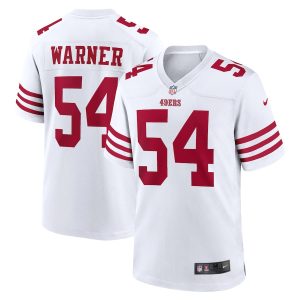 High - quality San Francisco 49ers #54 Fred Warner Men's 2022 Player Game Jersey - White