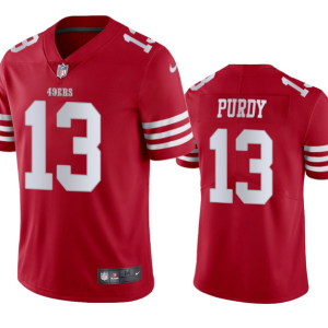 Premium San Francisco 49ers #13 Brock Purdy Scarlet Men's 2022-23 Limited Stitched NFL Vapor Untouchable Jersey