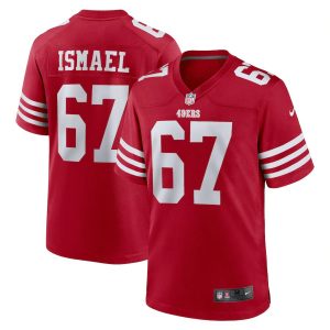 Superb San Francisco 49ers #67 Keith Ismael Men's 2022 Player Game Jersey - Scarlet