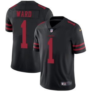 Exceptional 49ers #1 Jimmie Ward Black Alternate Men's Stitched NFL Vapor Untouchable Limited Jersey