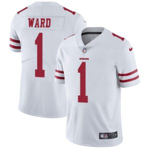 Impressive 49ers #1 Jimmie Ward White Men's Stitched NFL Vapor Untouchable Limited Jersey