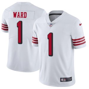 High - quality 49ers #1 Jimmie Ward White Rush Men's Stitched NFL Vapor Untouchable Limited Jersey