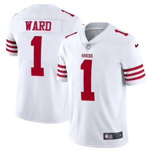 Amazing San Francisco 49ers #1 Jimmie Ward White Men's 2022-23 Limited Stitched NFL Vapor Untouchable Jersey