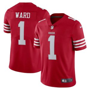 Fantastic San Francisco 49ers #1 Jimmie Ward Scarlet Men's 2022-23 Limited Stitched NFL Vapor Untouchable Jersey