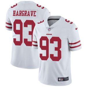 Premium 49ers #93 Javon Hargrave White Men's Stitched NFL Vapor Untouchable Limited Jersey