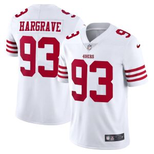 High - quality San Francisco 49ers #93 Javon Hargrave White Men's 2022-23 Limited Stitched NFL Vapor Untouchable Jersey