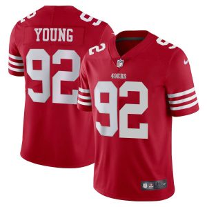Premium San Francisco 49ers #92 Chase Young Scarlet Men's 2022-23 Limited Stitched NFL Vapor Untouchable Jersey