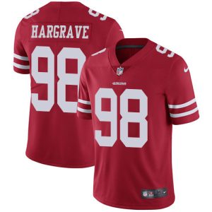 Impressive 49ers #98 Javon Hargrave Red Team Color Men's Stitched NFL Vapor Untouchable Limited Jersey