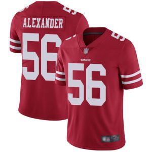Fantastic 49ers #56 Kwon Alexander Red Team Color Men's Stitched NFL Vapor Untouchable Limited Jersey