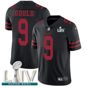 Exceptional 49ers #9 Robbie Gould Black Super Bowl LIV 2020 Alternate Men's Stitched NFL Vapor Untouchable Limited Jersey
